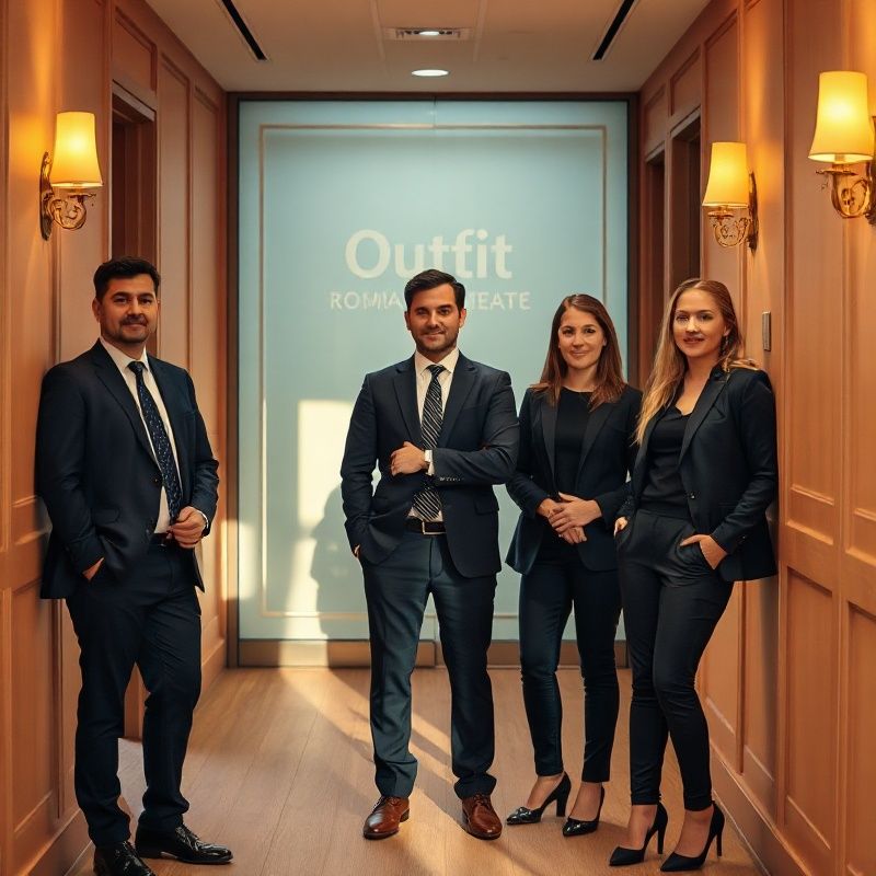 Echipa de trei consultanți fiscali ai cabinetului, într-un birou luminat cald